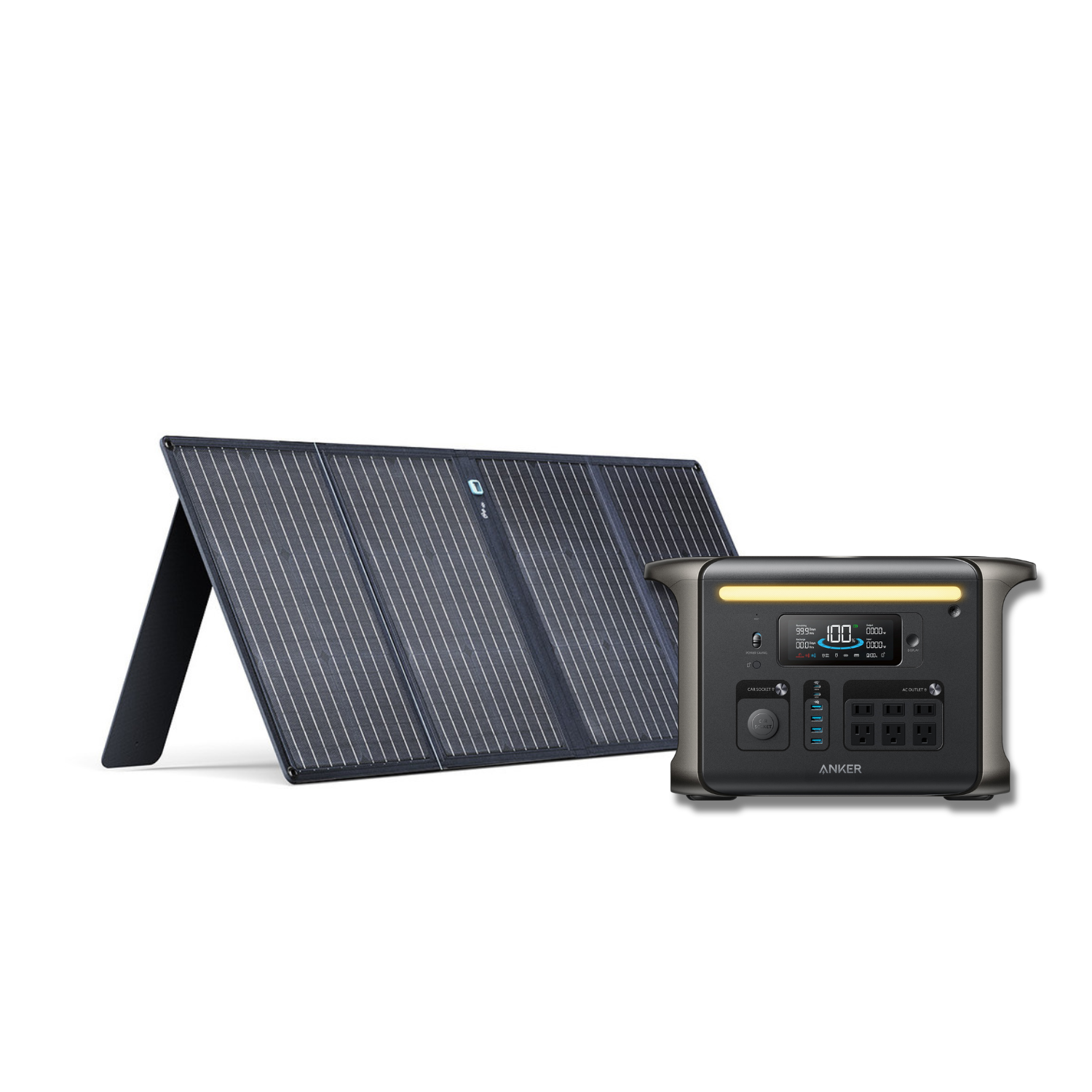Project Anker Anker SOLIX F1500 Portable Solar Battery Generator 1536Wh | 1800W + Up ...